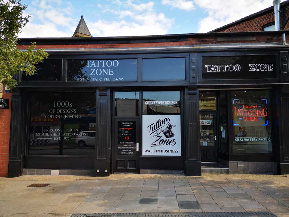 STEVE TAT 2 LIMITED shopfront in Preston